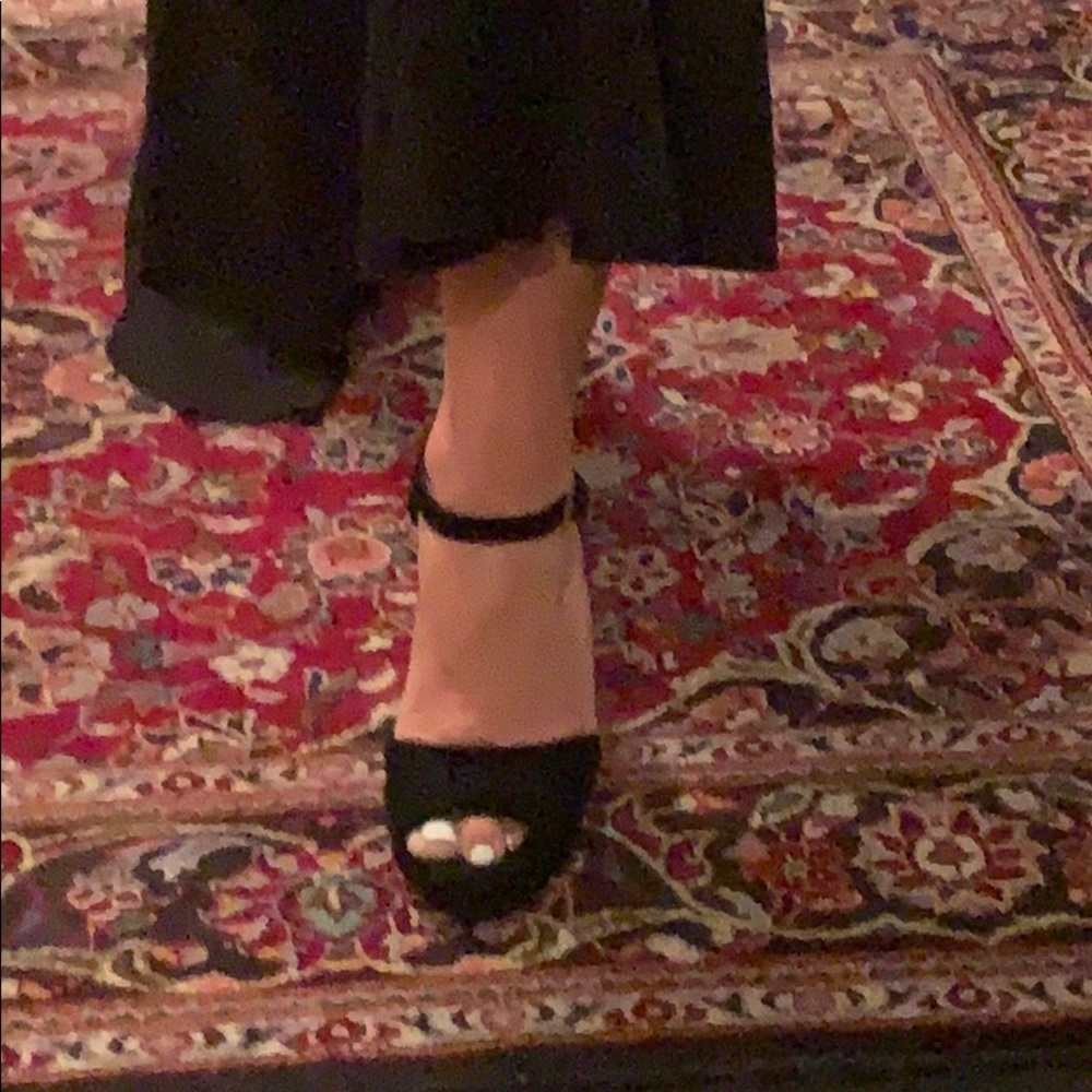 Alice and Olivia Black Seric Heels - Picture 8 of 9